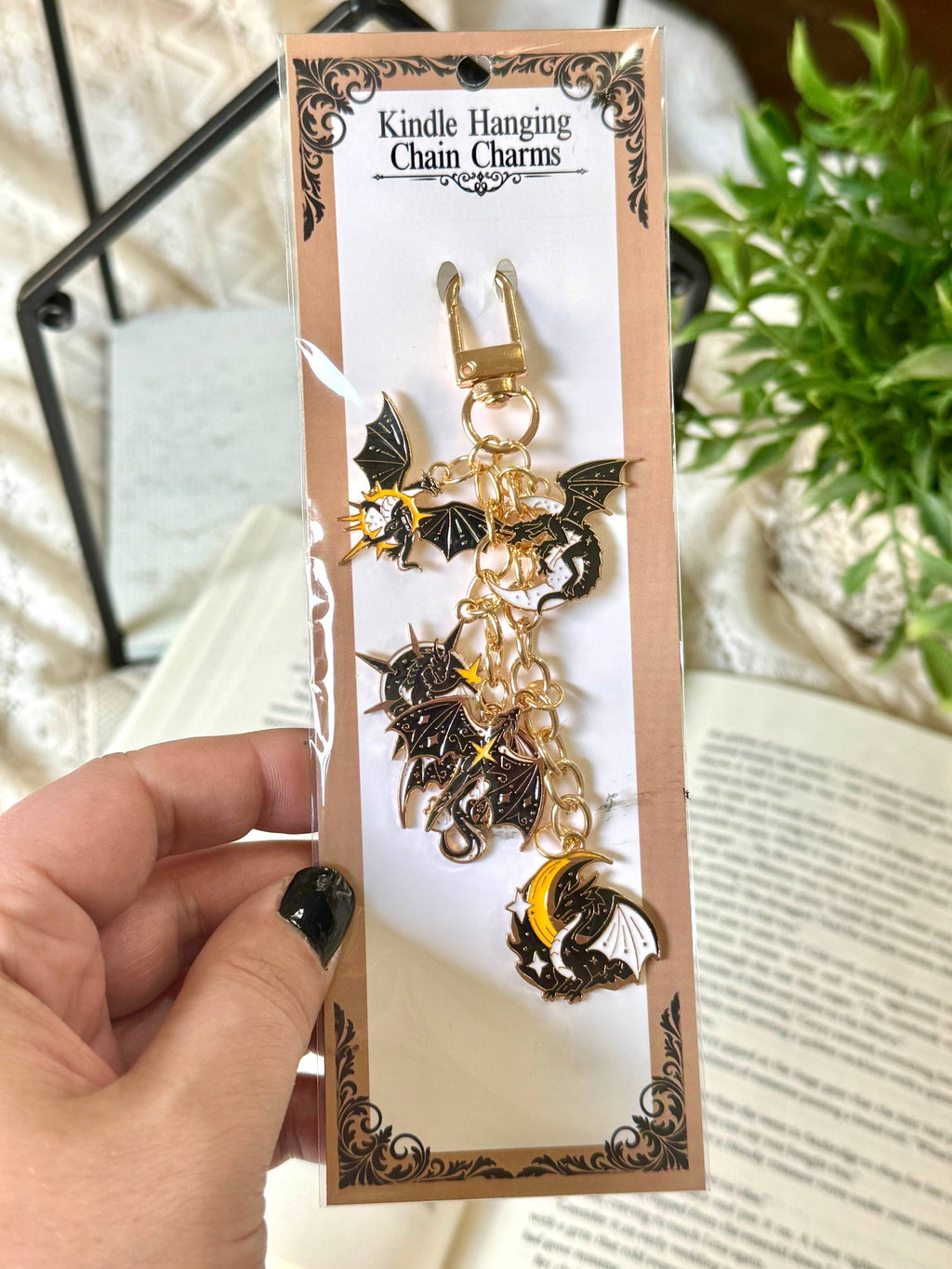 Dragon Kindle and Phone Charms