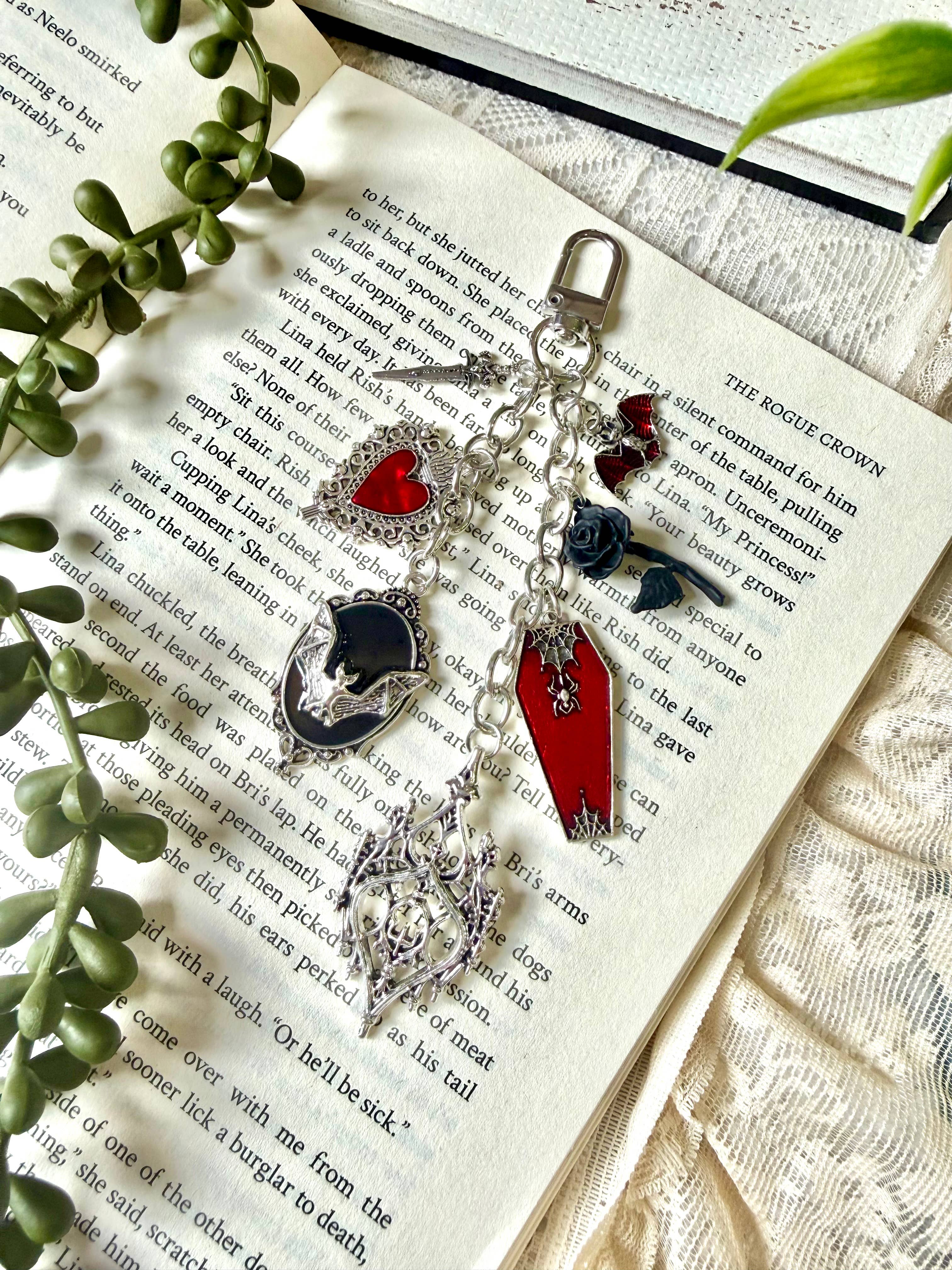 Dark Romance Kindle Charm - Vampire Kindle Charm