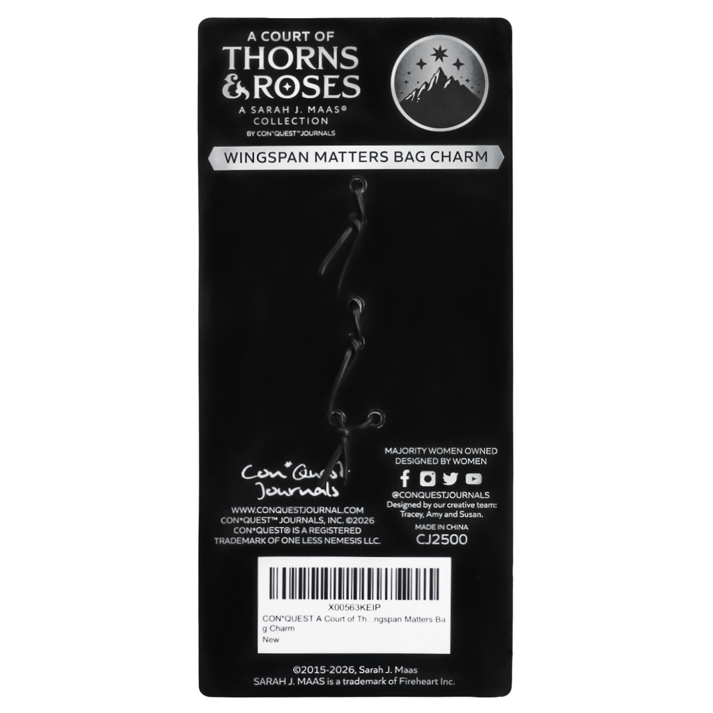 A Court of Thorns and Roses: Wingspan Matters Bag Charm
