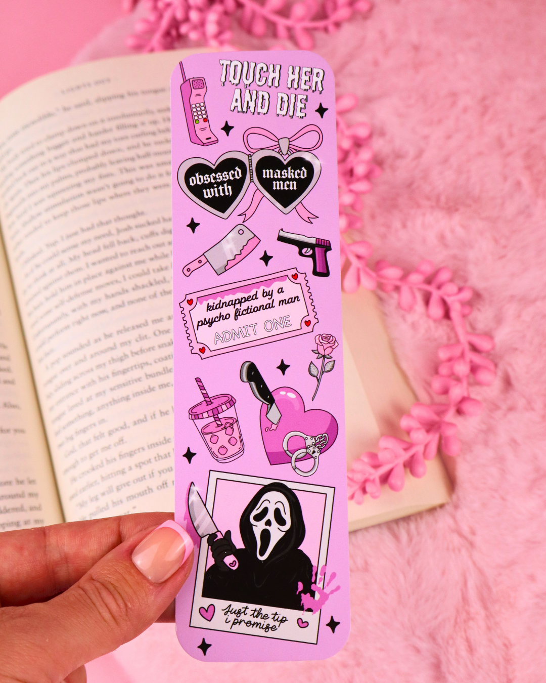 Spooky Boyfriend Bookmark for Dark Romance Readers