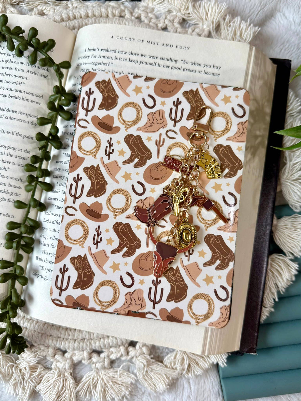Western Cowboy Kindle Charm - Cowboy Phone Charm