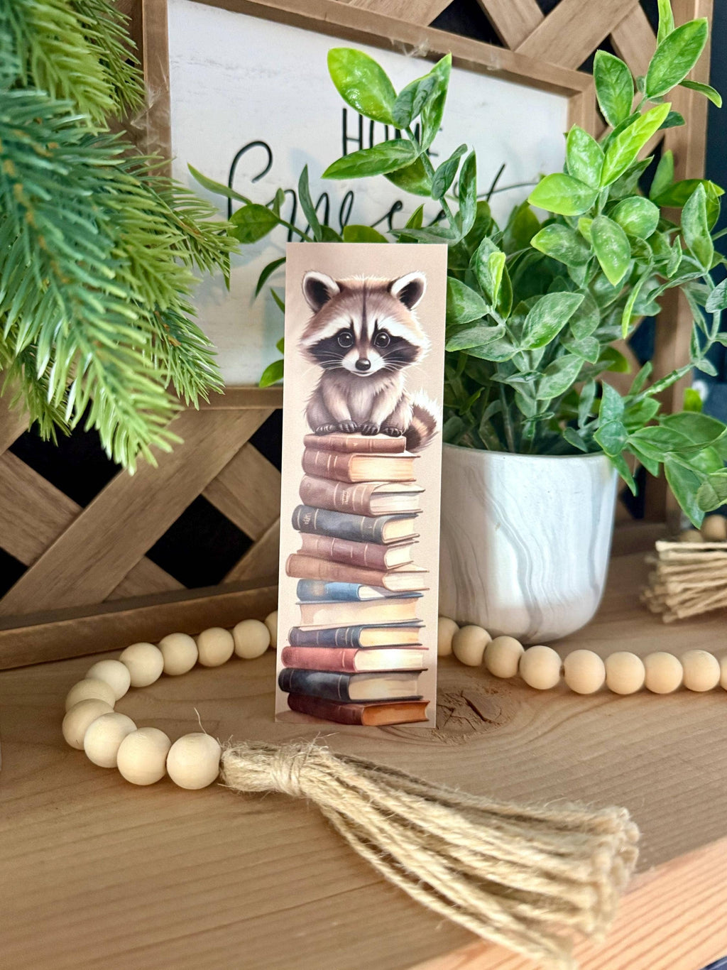 Raccoon Bookmark - Reading Accessories