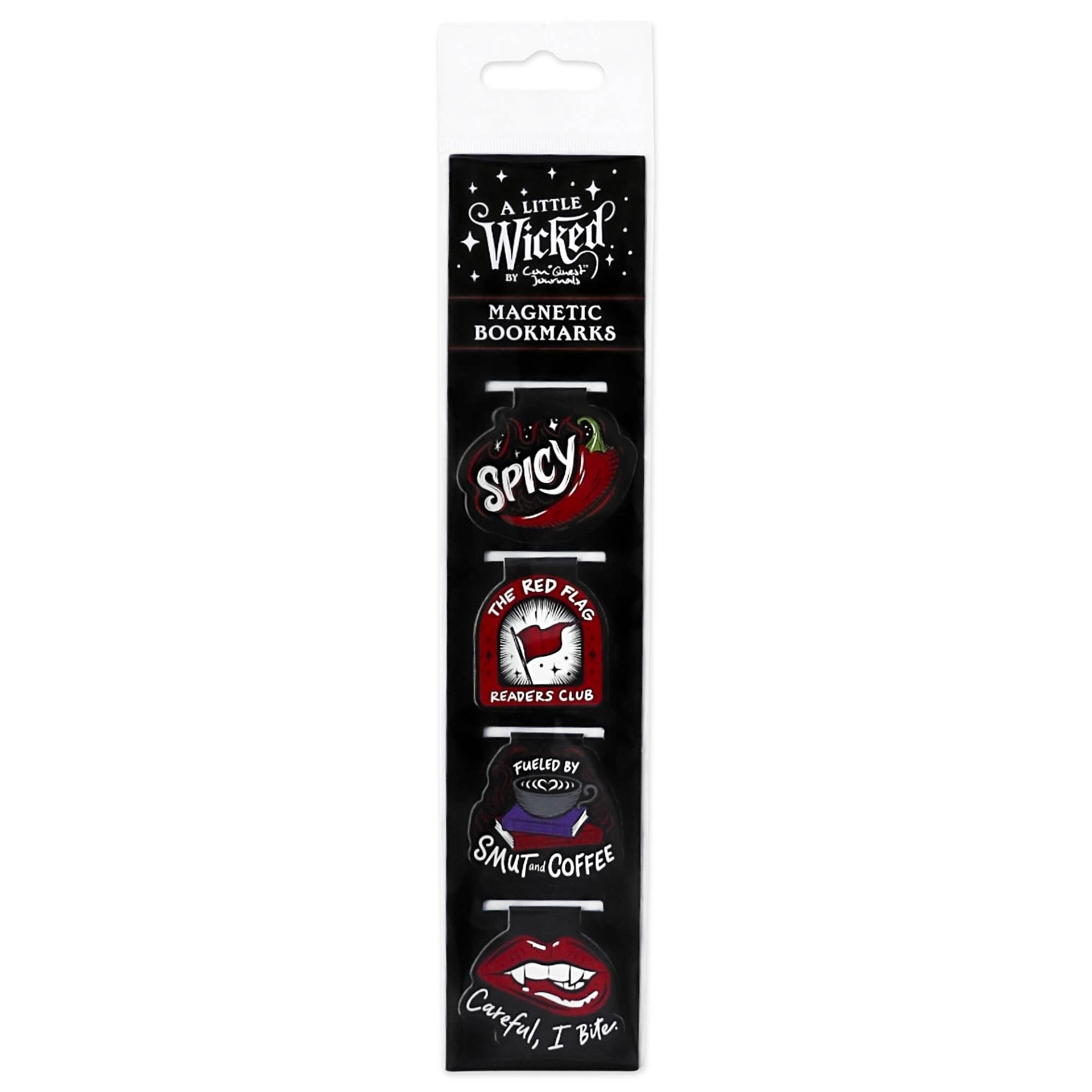 A Little Wicked Magnetic Bookmarks (4-Pack)