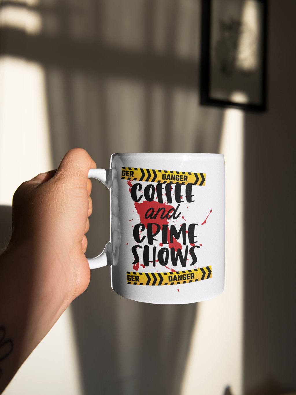 Coffee & Crime Shows - True Crime - Ceramic Mug - 15 Oz