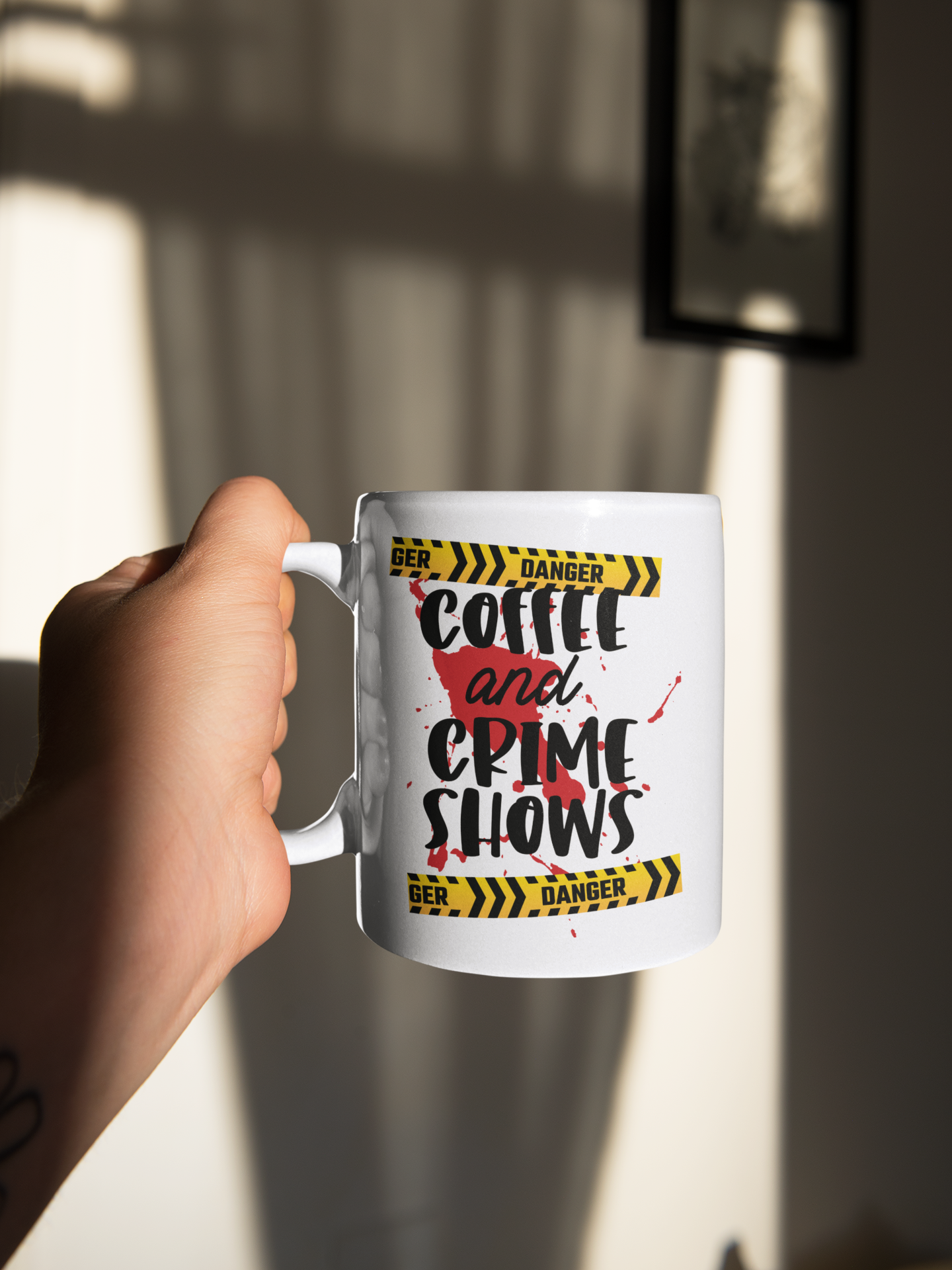 Coffee & Crime Shows - True Crime - Ceramic Mug - 15 Oz