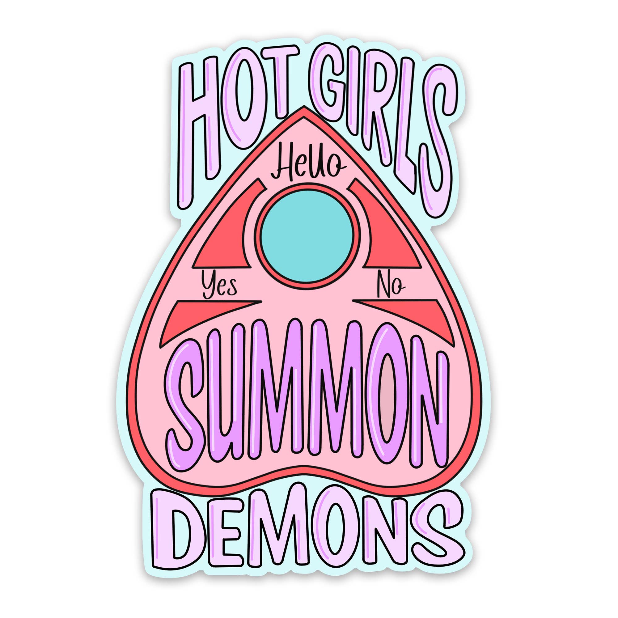 Hot Girls Summon Demons Sticker