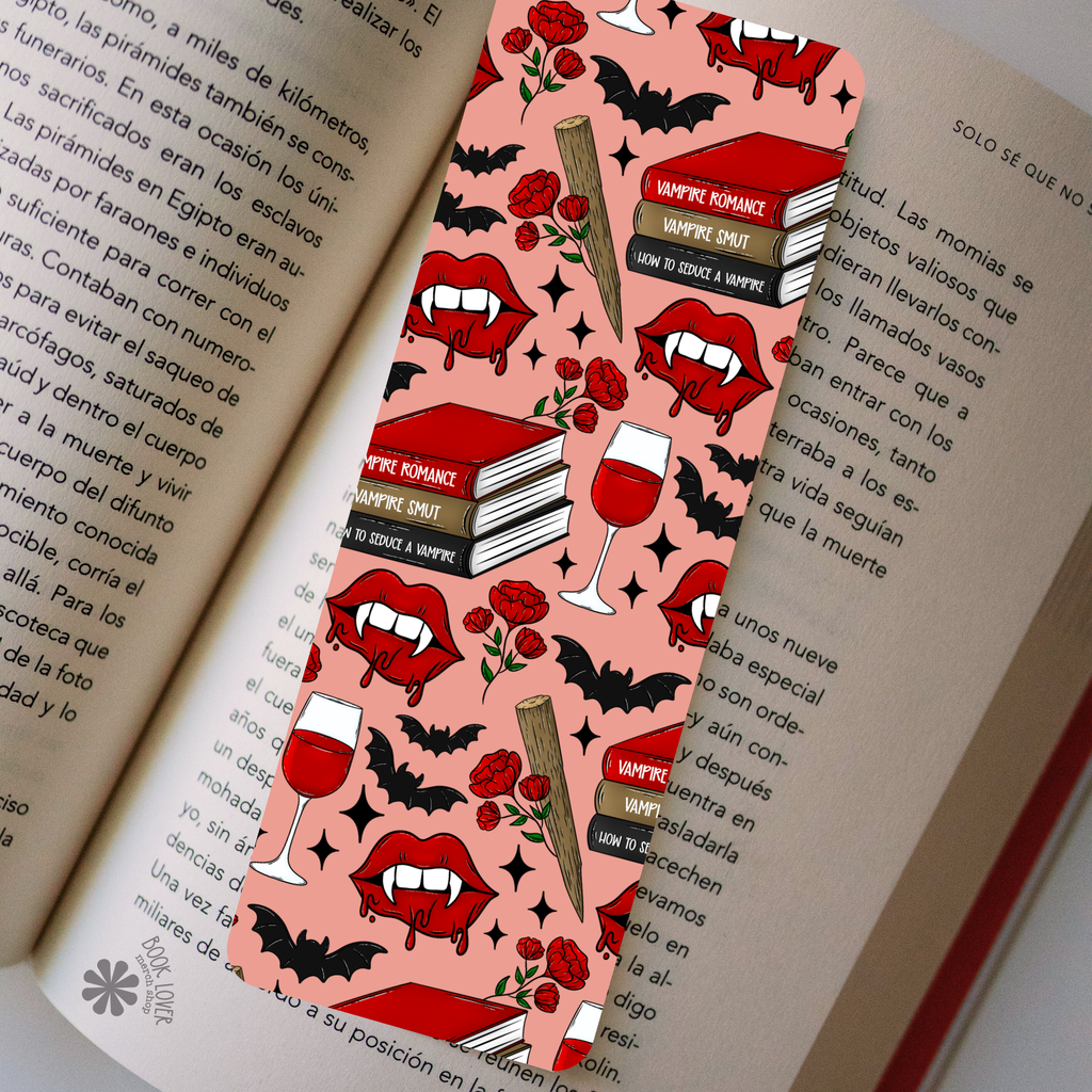 Vampire Romance Bookmark / Vampire Bookish Bookmark