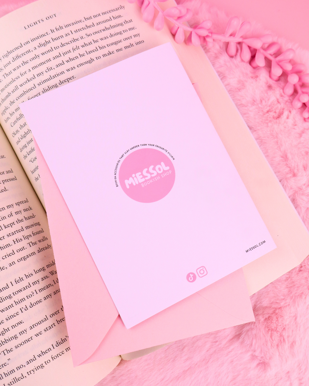 Book Bestie Spicy Romance Recs Bookish Greeting Card
