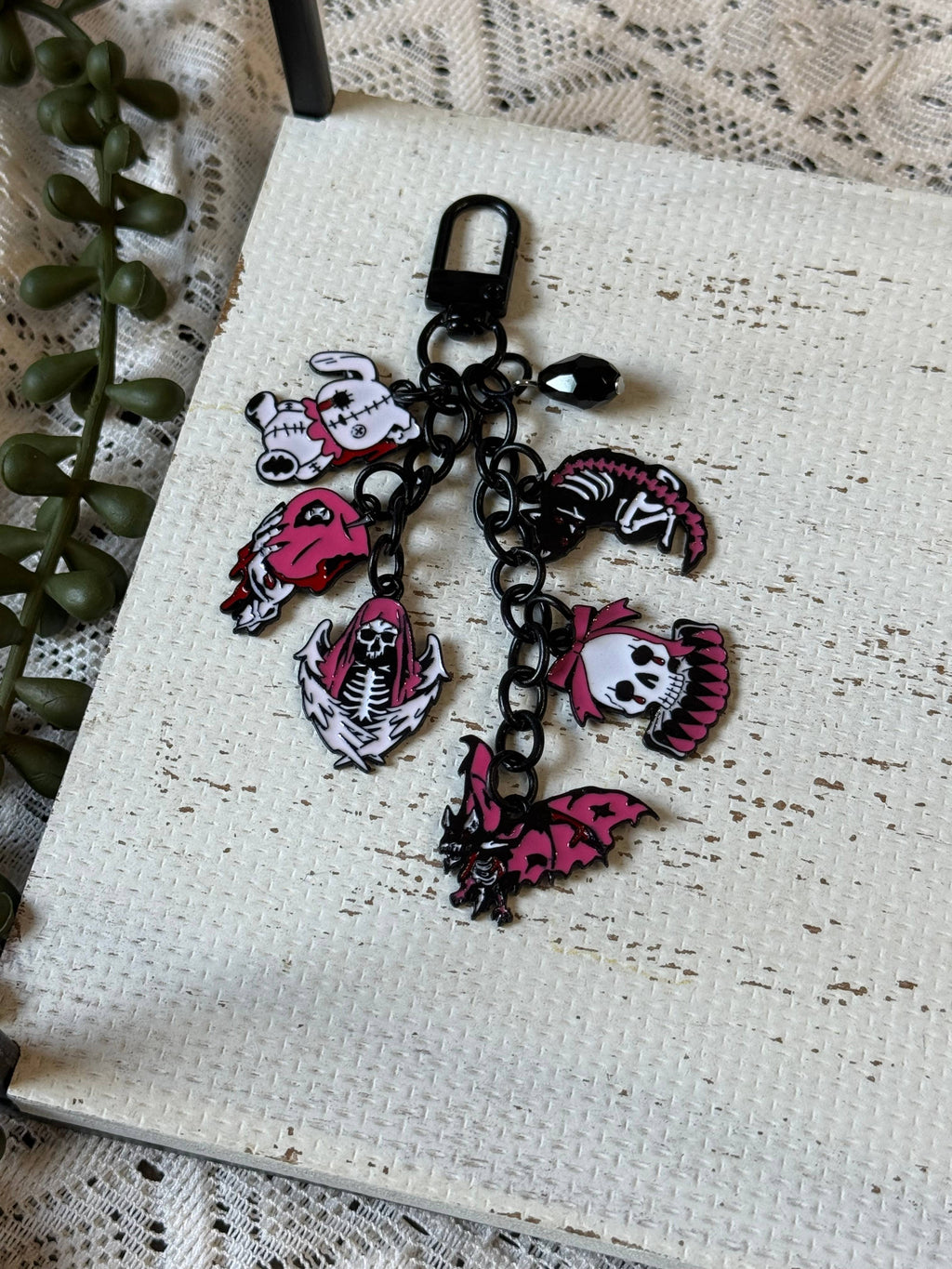 Halloween Punk Pastel Goth Kawaii Creepy Kindle Charms
