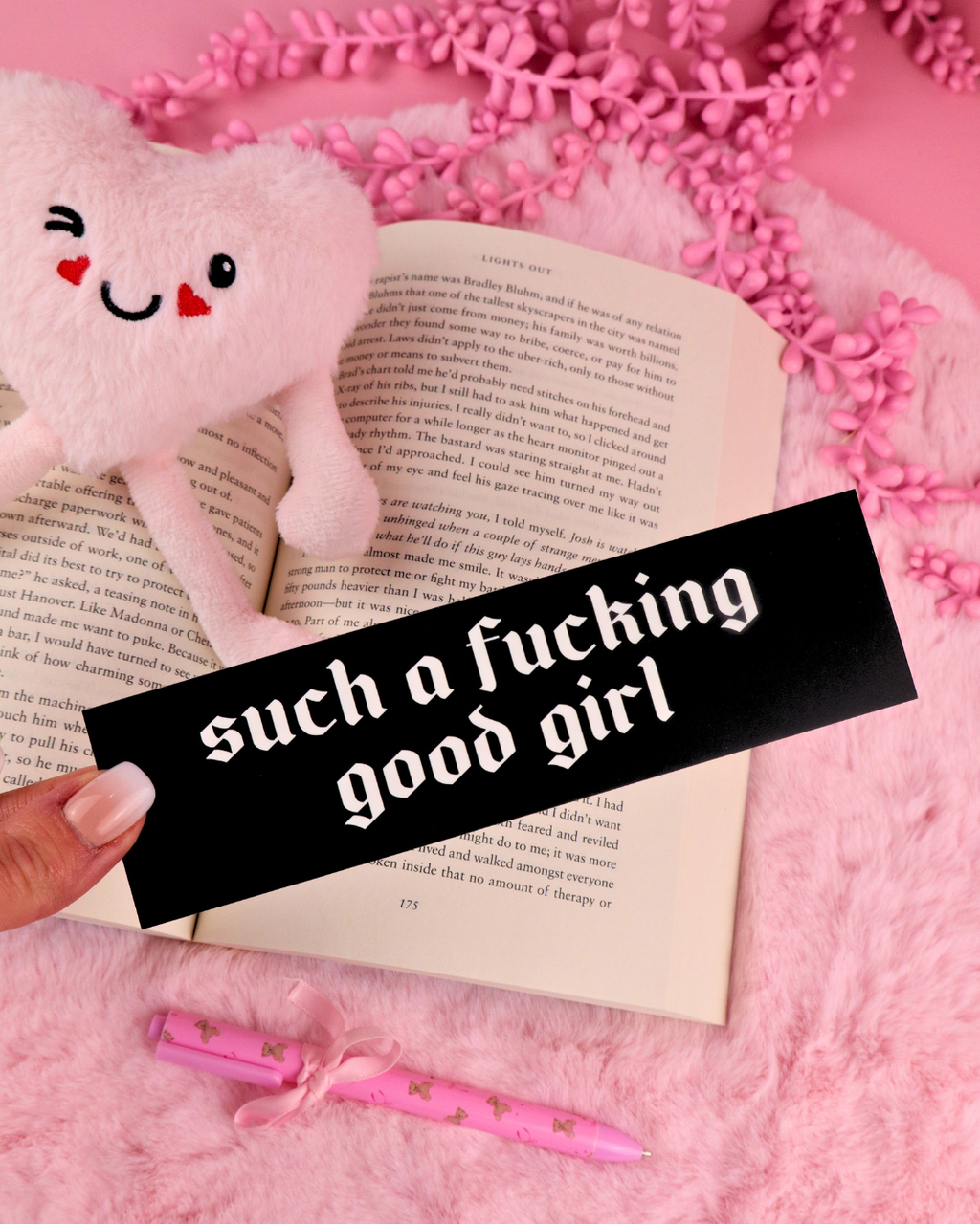 Such A Fucking Good Girl Bookmark for Dark Romance Readers