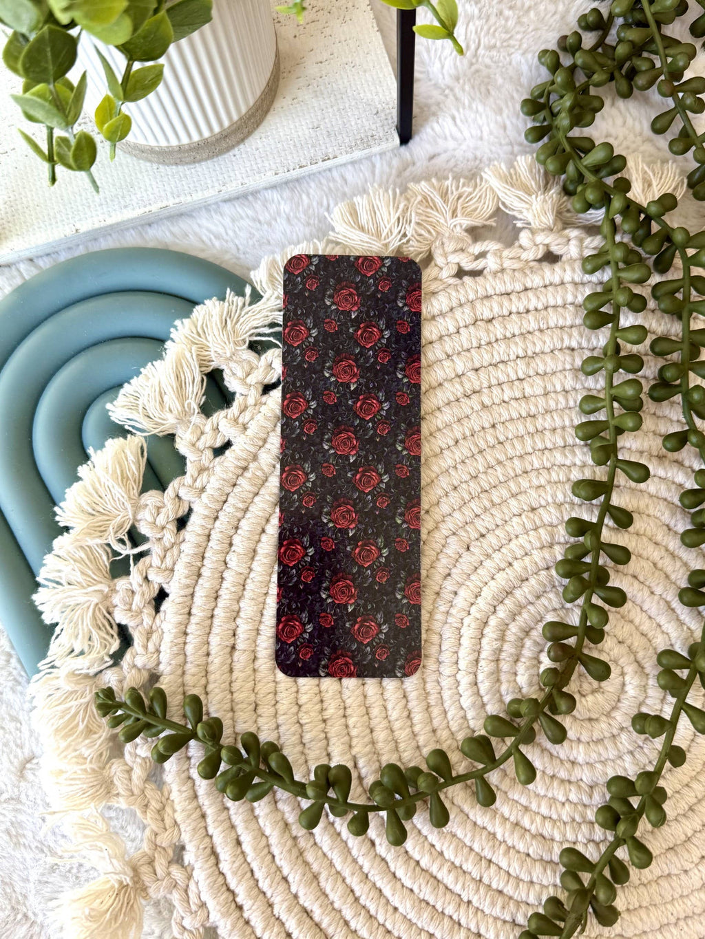 Dark Romance Bookmark - Romance Bookmark - Rose Bookmark