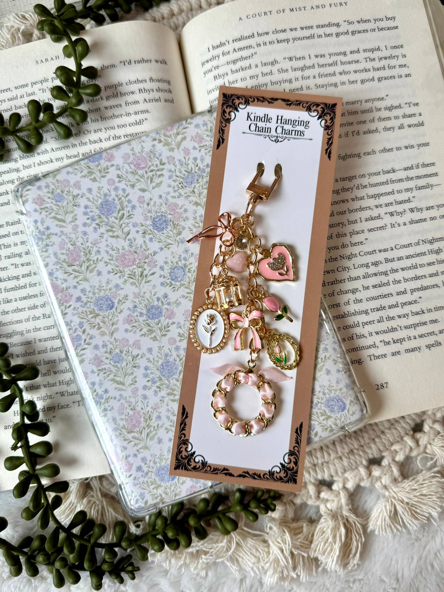 Pretty Coquette Kindle Charm - Coquette Phone Charm