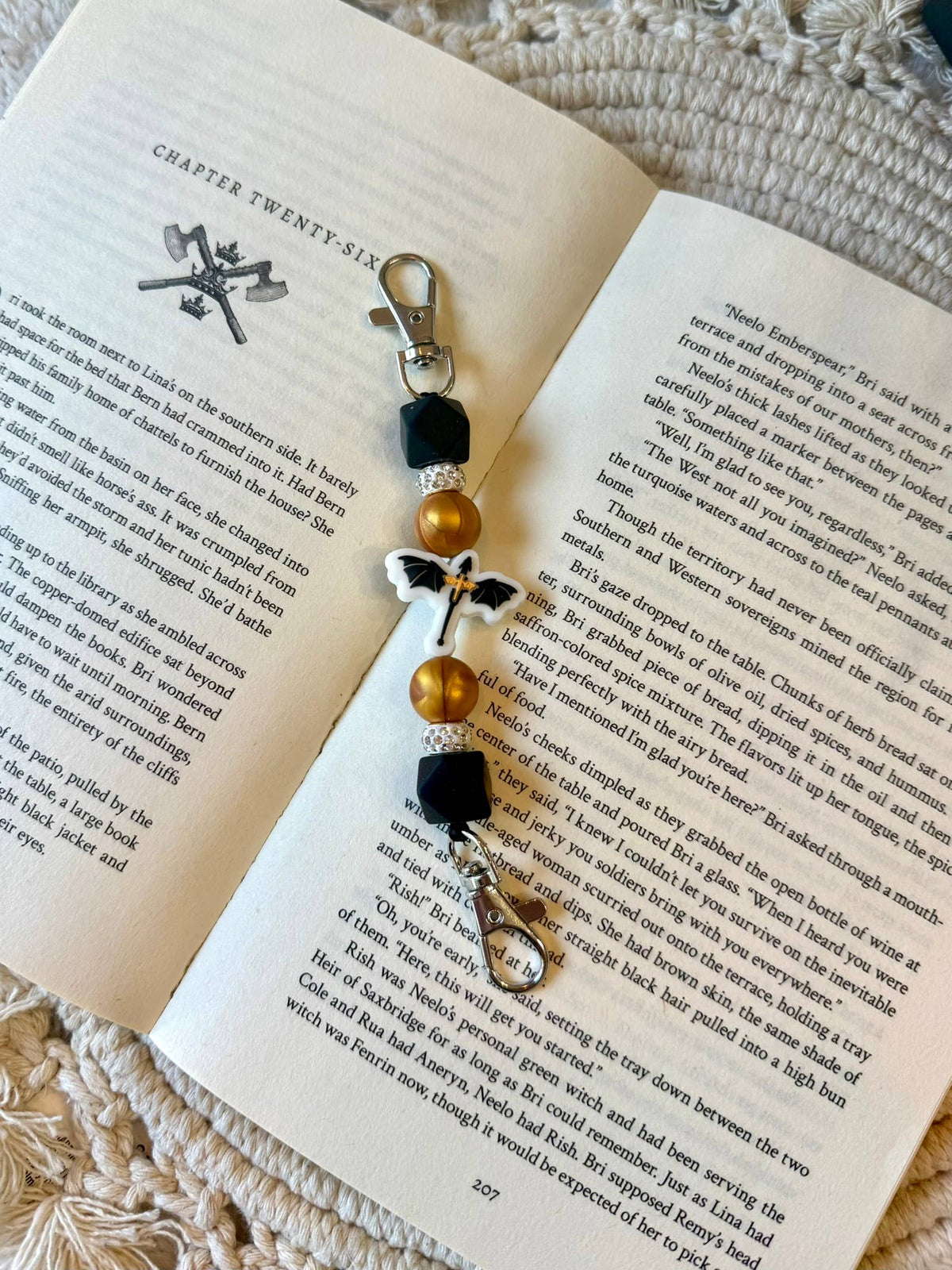 Dragon Beaded Kindle Strap