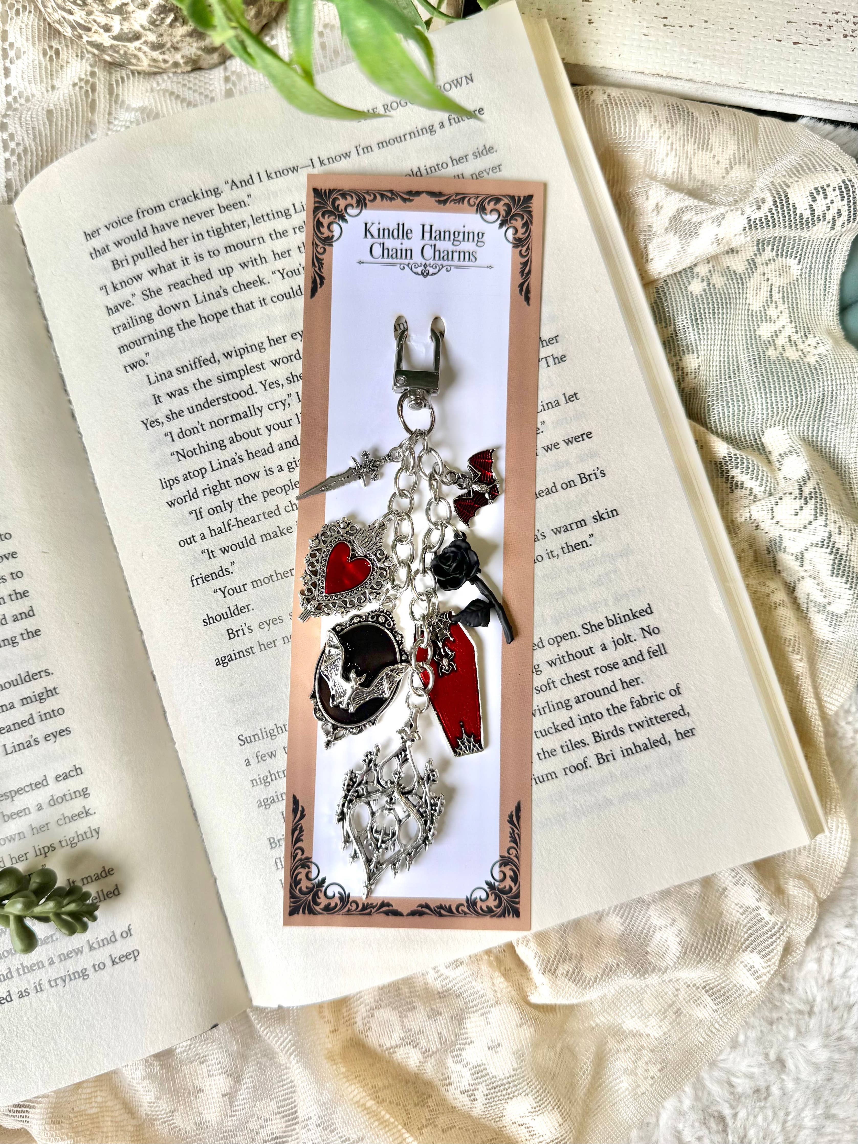 Dark Romance Kindle Charm - Vampire Kindle Charm