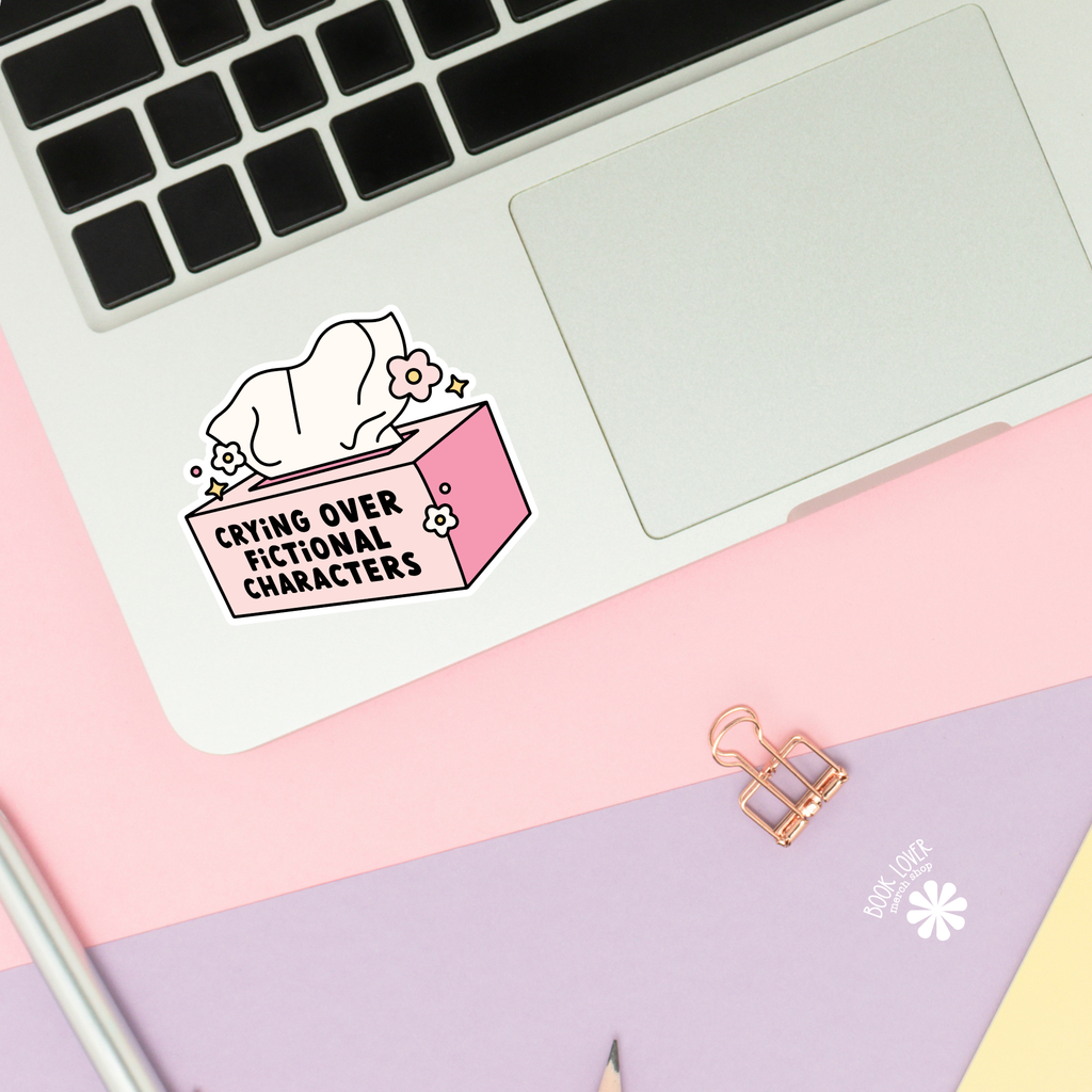 Crying Over Fictional Characters Stickers