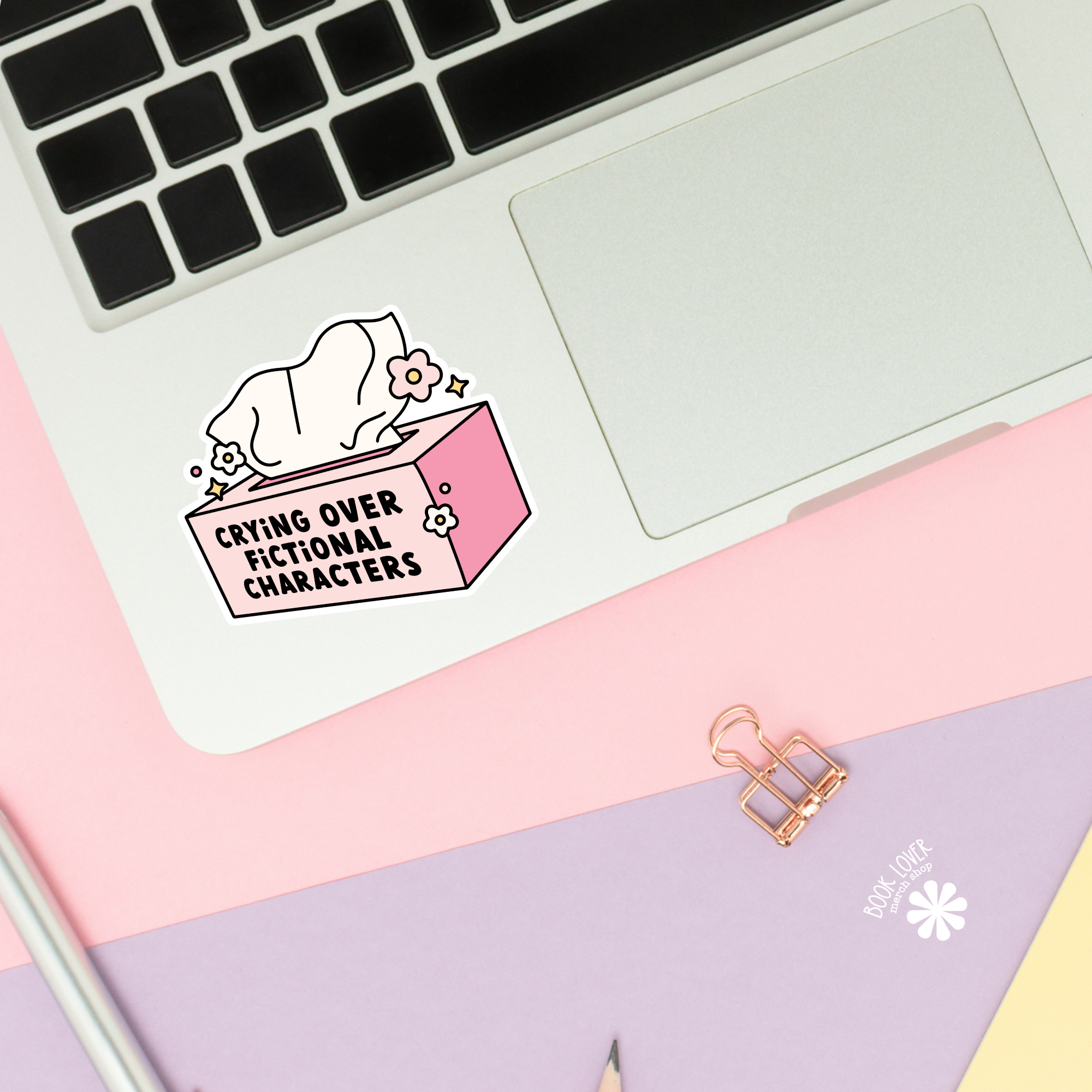 Crying Over Fictional Characters Stickers