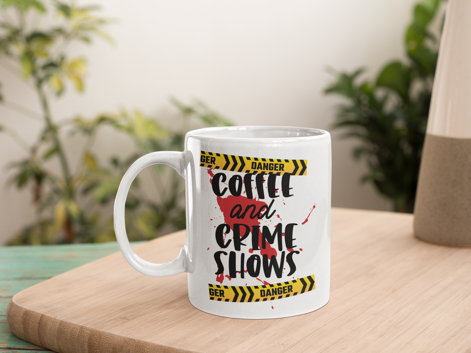 Coffee & Crime Shows - True Crime - Ceramic Mug - 15 Oz