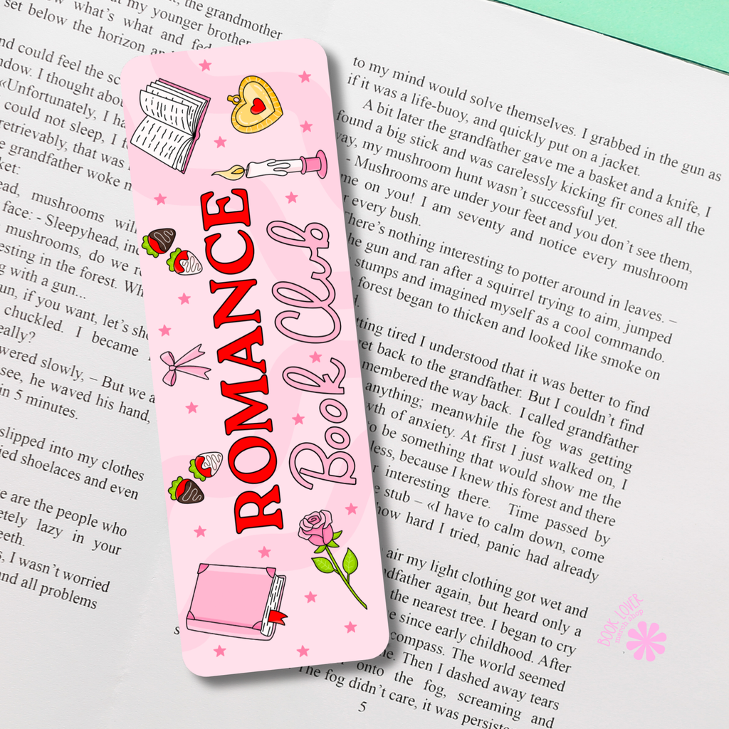 Romance Book Club Bookmark