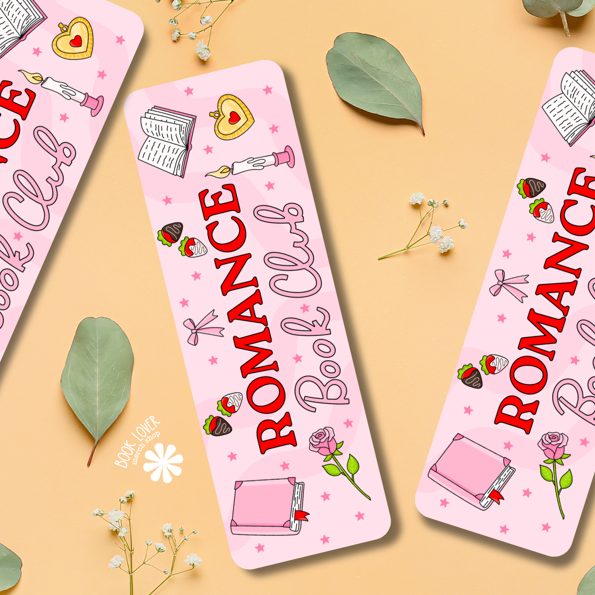 Romance Book Club Bookmark