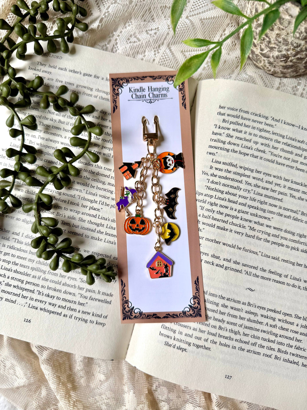 Halloween Kindle Charm - Halloween Phone Charm