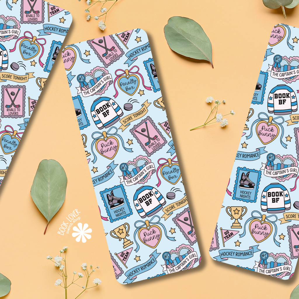 Hockey Romance Bookmark / Puck Bunny Sports Romance