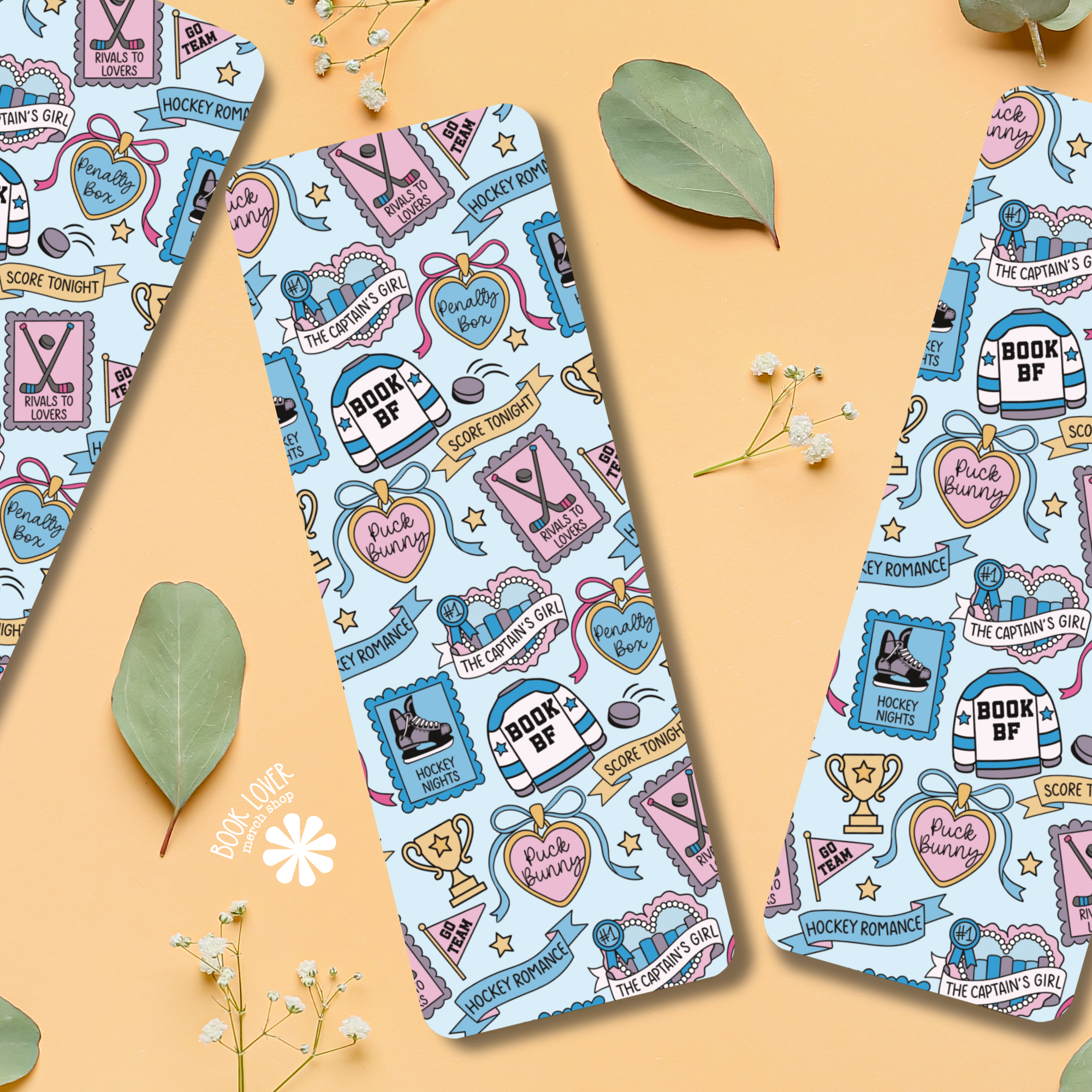Hockey Romance Bookmark / Puck Bunny Sports Romance