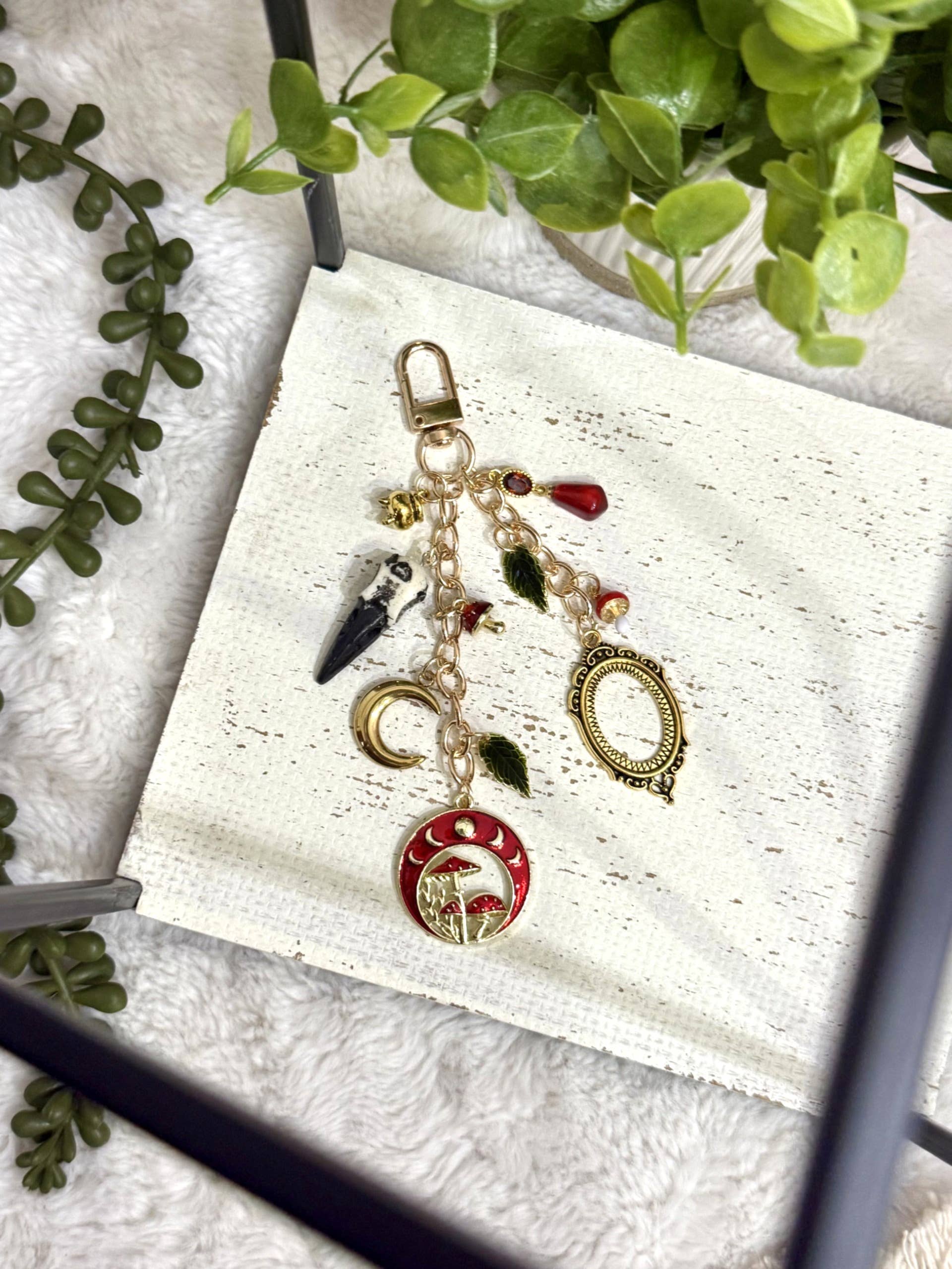 Mystic Skull Kindle Charm - Dark Romance Phone Charm