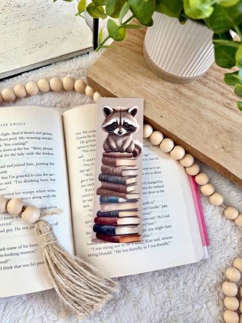 Raccoon Bookmark - Reading Accessories