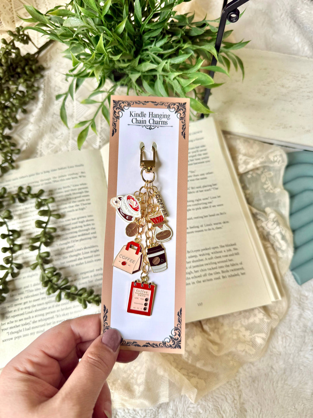 Coffee Kindle Charm - Coffee Phone Charm