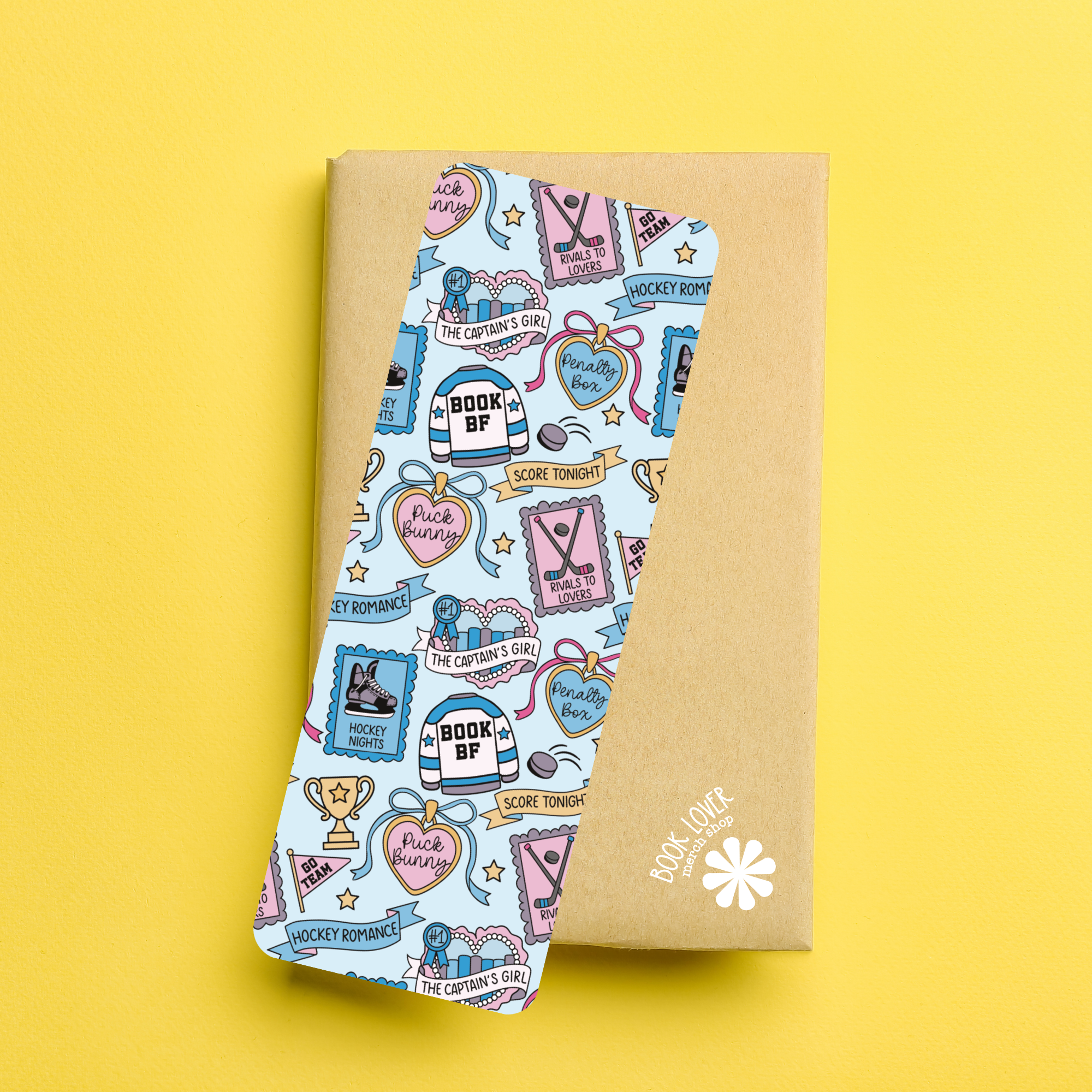 Hockey Romance Bookmark / Puck Bunny Sports Romance