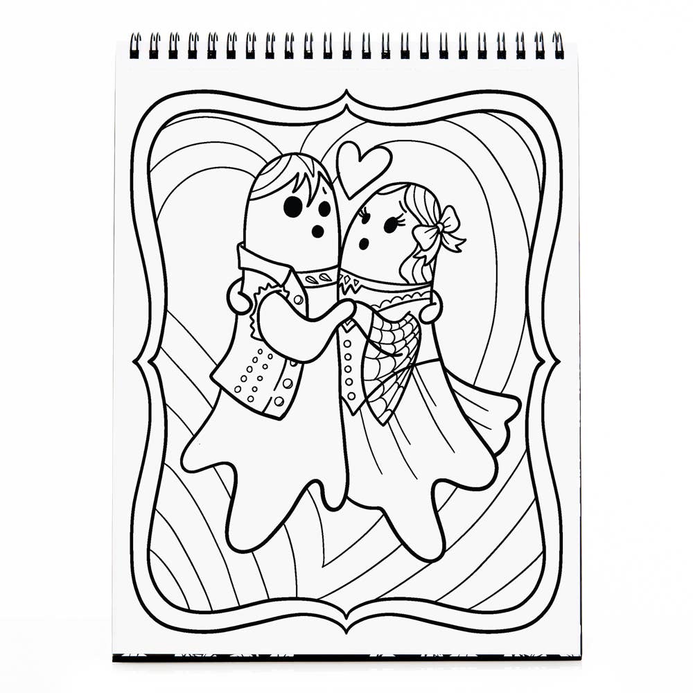 Waiting for the Night Gothic Love Coloring Book