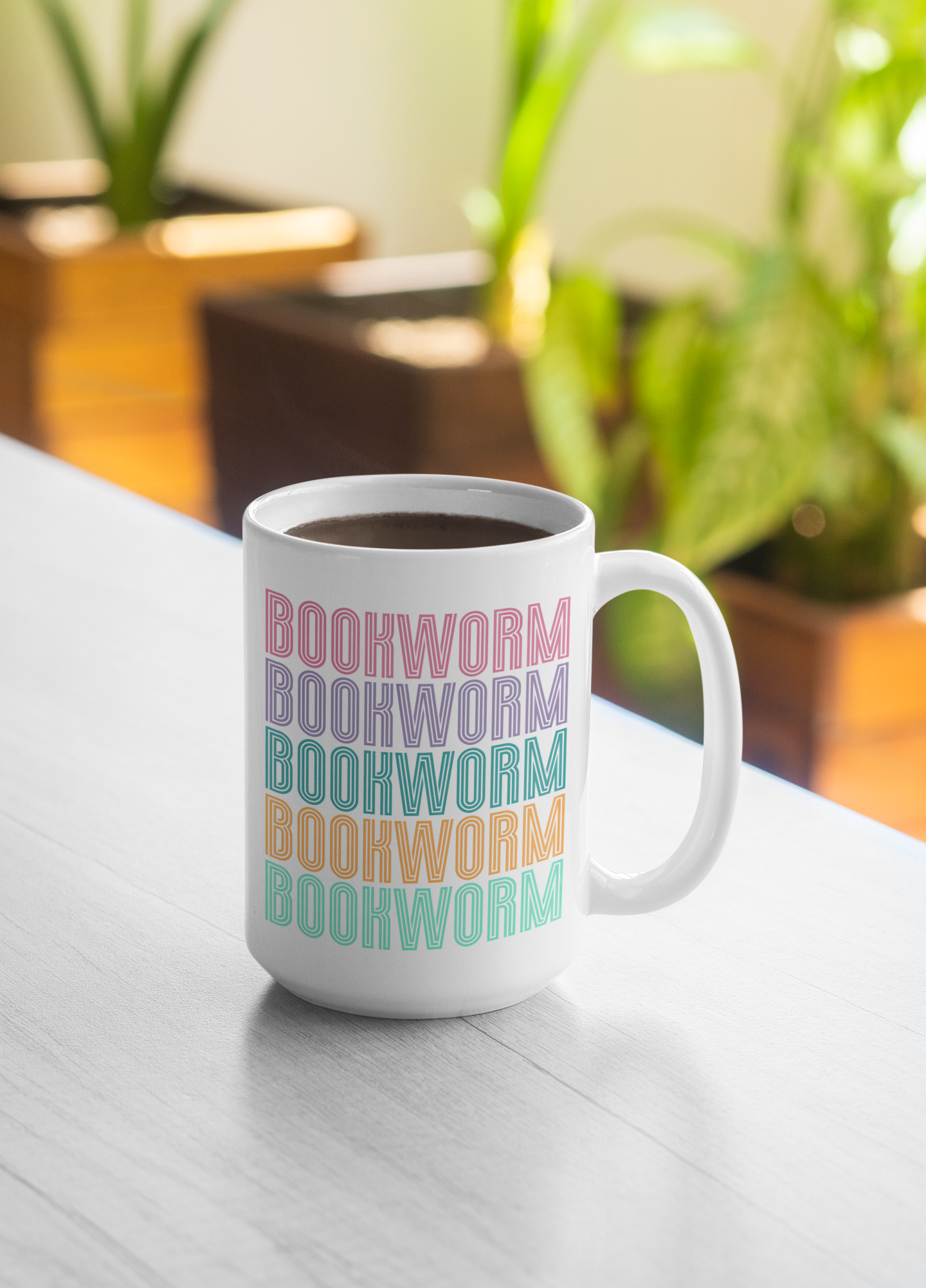 Bookworm - Bookish Ceramic Mug - 15oz