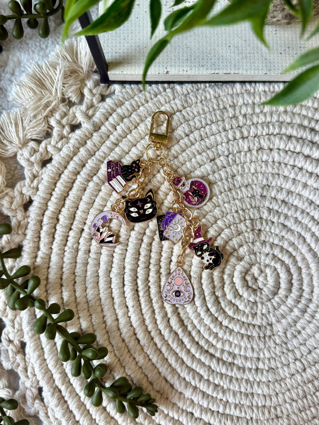Witch Kindle Charm - Halloween Witch Phone Charm