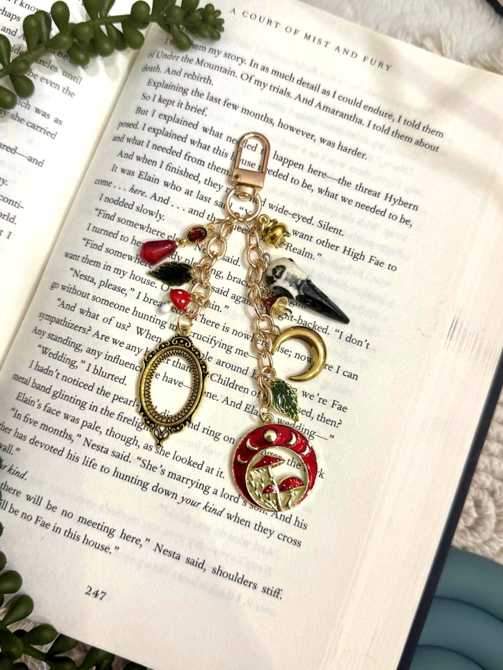 Mystic Skull Kindle Charm - Dark Romance Phone Charm