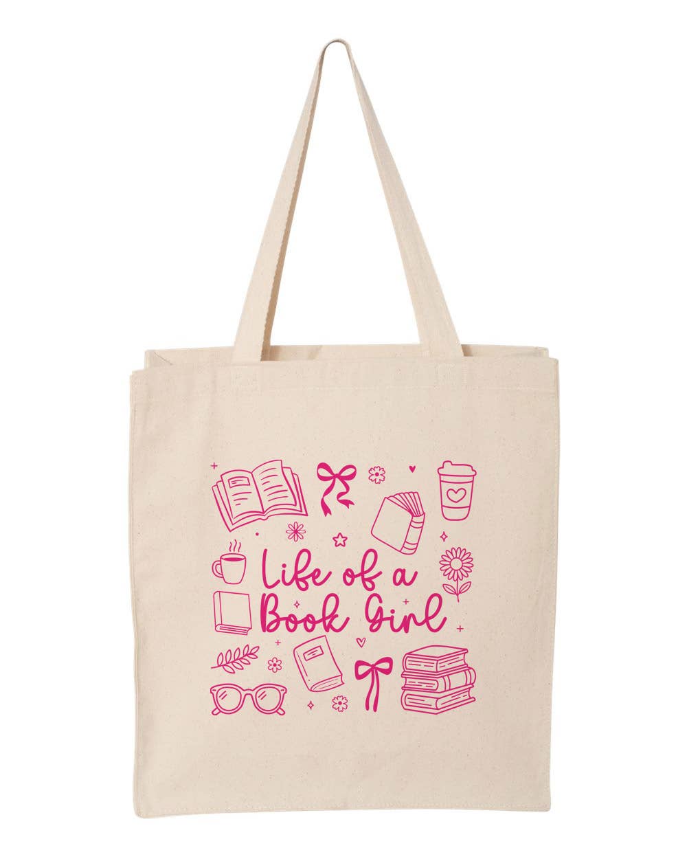 Life of a book girl Canvas Tote Bag