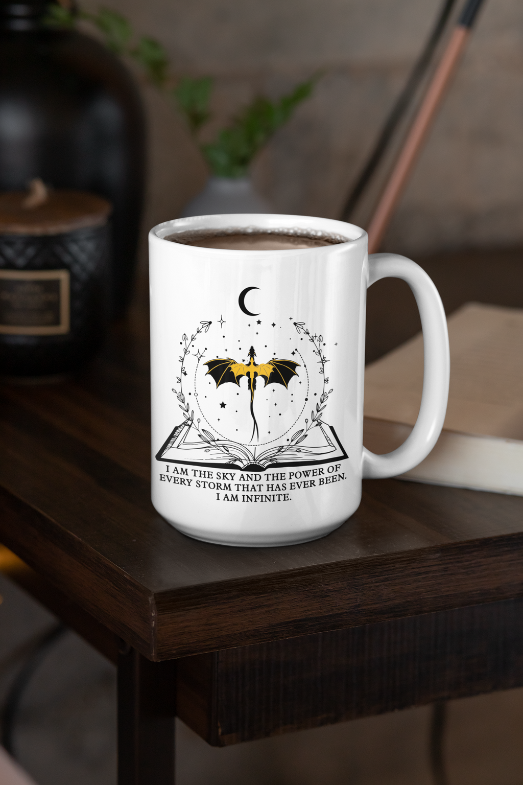 FW Infinite Quote - Bookish - Ceramic Mug 15oz
