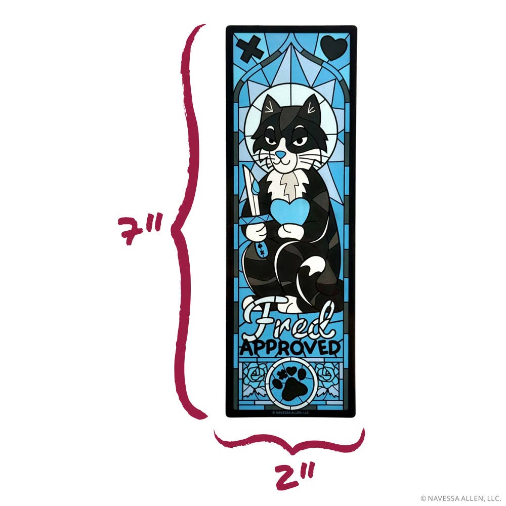 Lights Out: Fred Approved Transparent Acrylic Bookmark