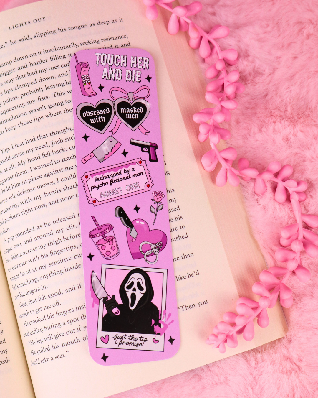 Spooky Boyfriend Bookmark for Dark Romance Readers