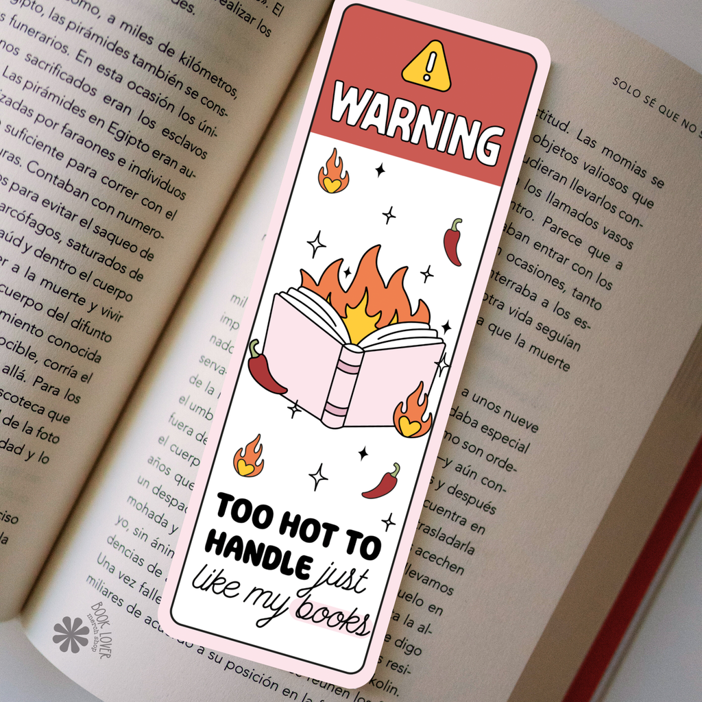 Warning Too Hot To Handle Bookmark