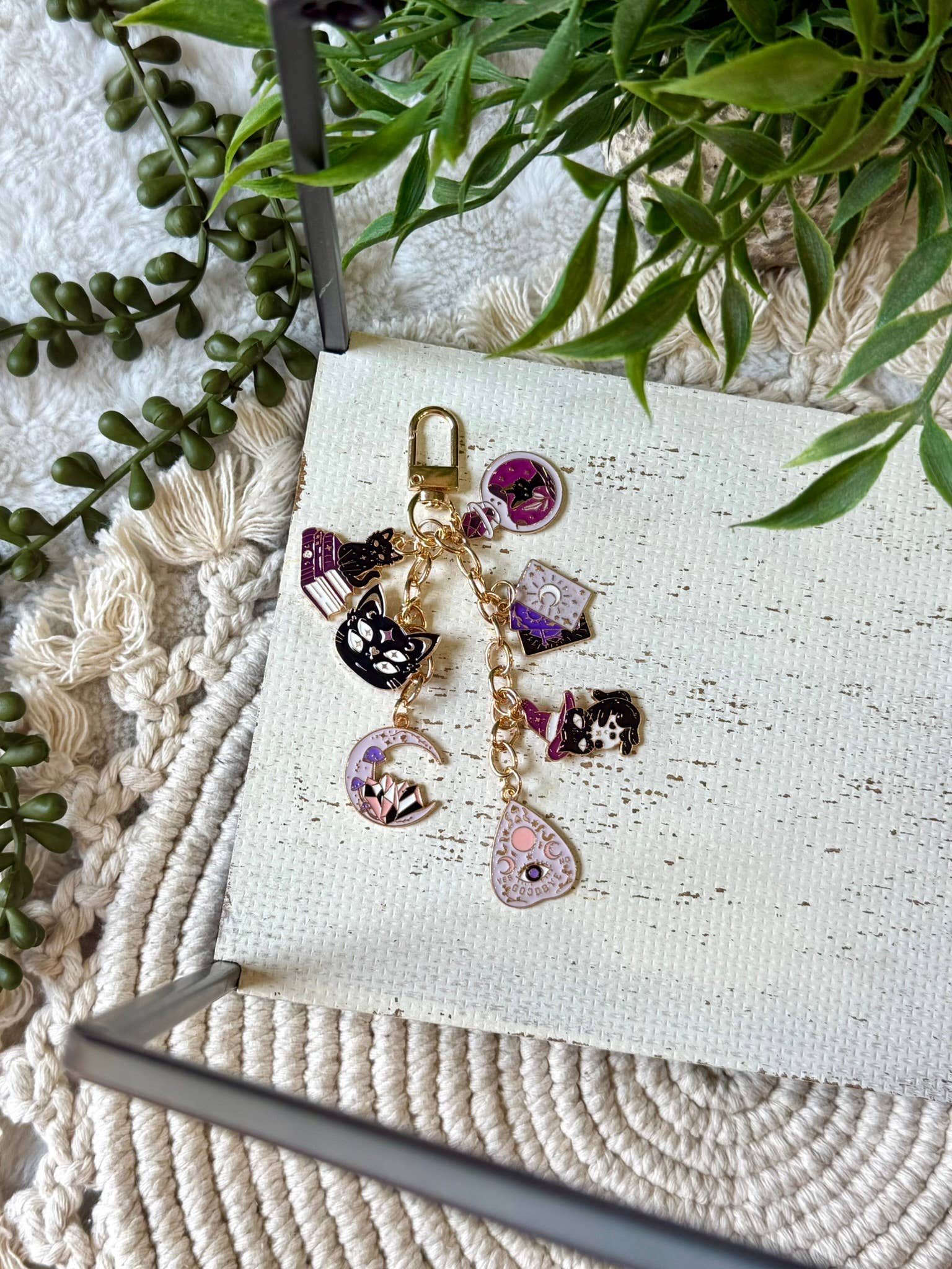 Witch Kindle Charm - Halloween Witch Phone Charm