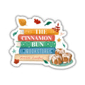 Cinnamon Bun Book Store Sticker | Dream Harbor