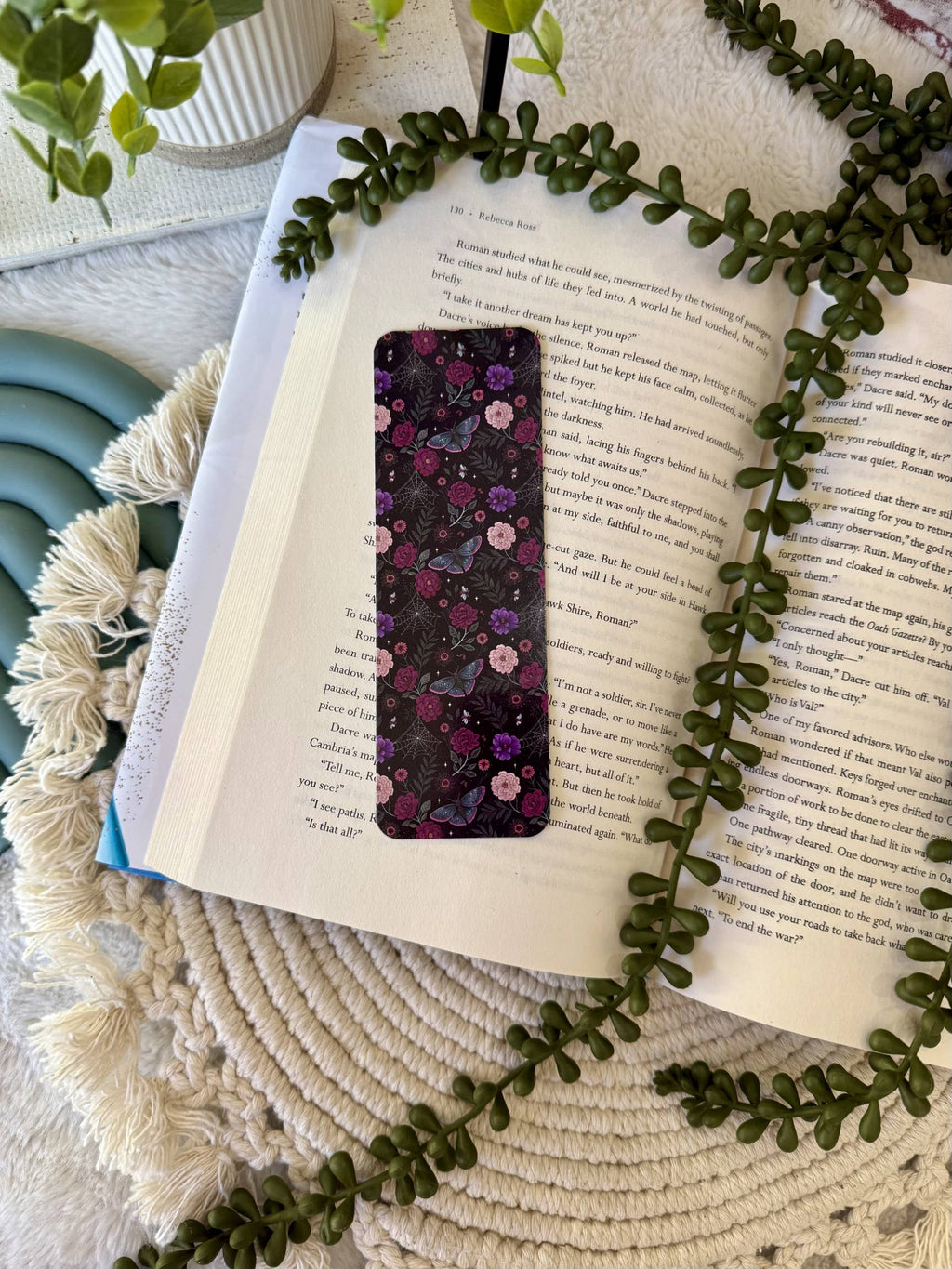 Mystic Moth Bookmark - Boho Bookmark - Boho Bookmark