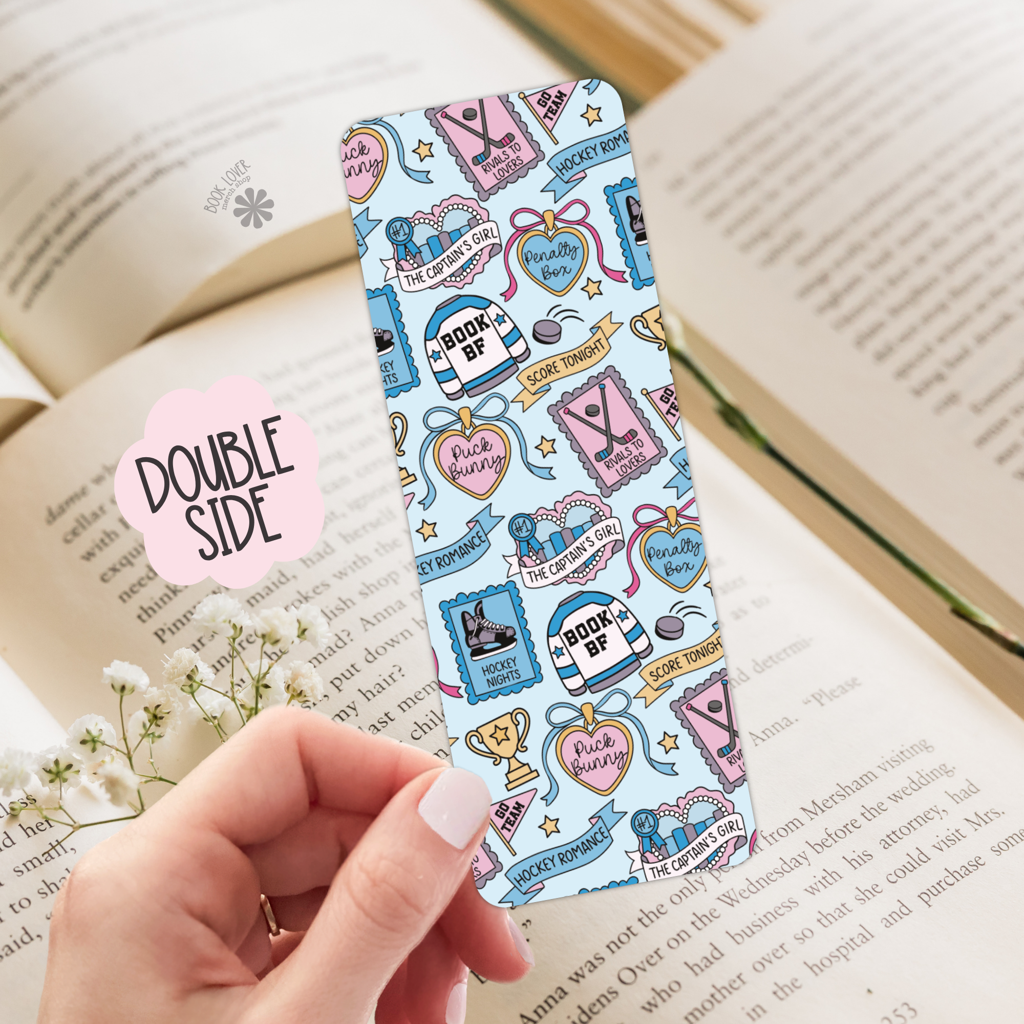 Hockey Romance Bookmark / Puck Bunny Sports Romance