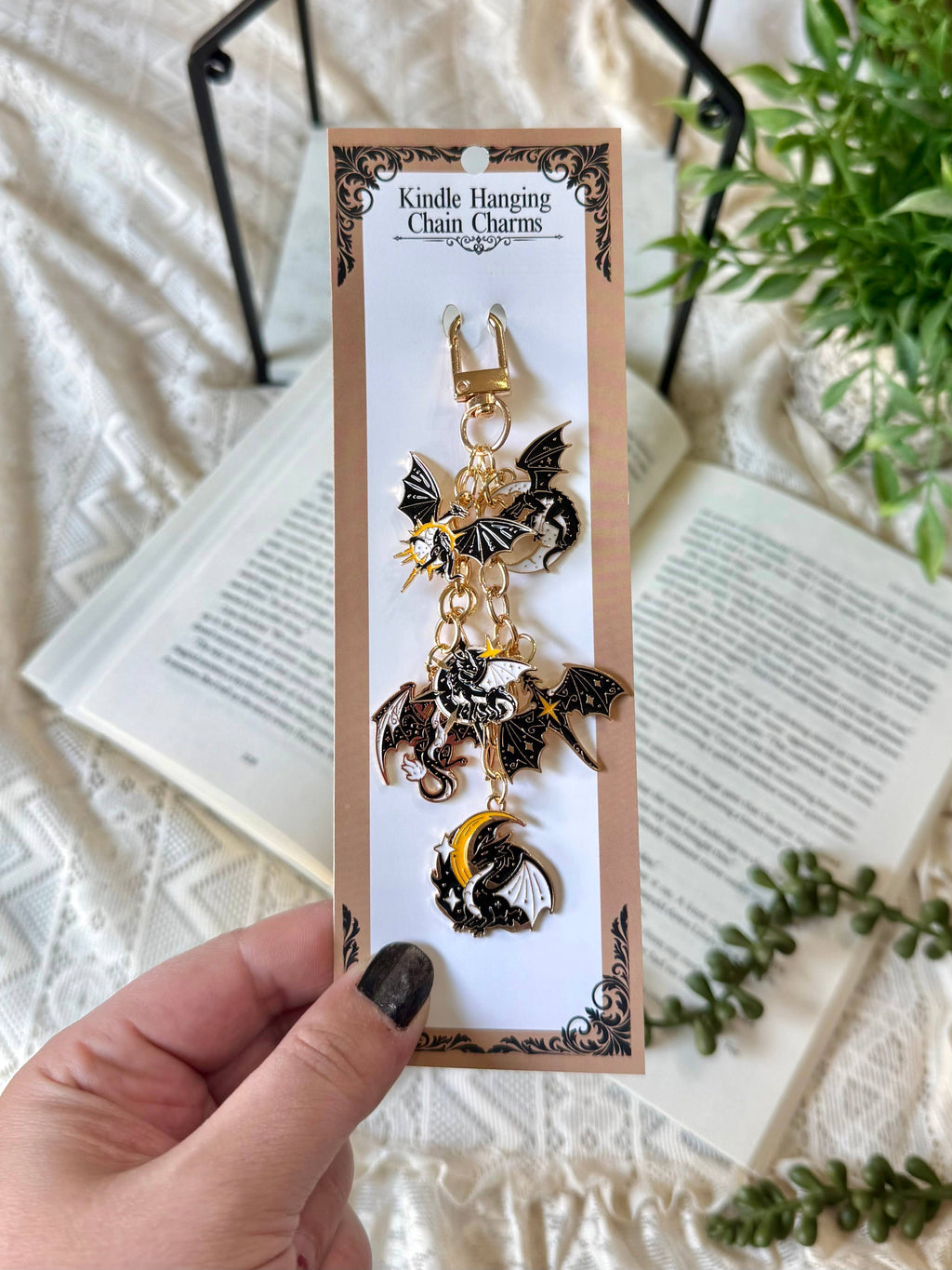 Dragon Kindle and Phone Charms