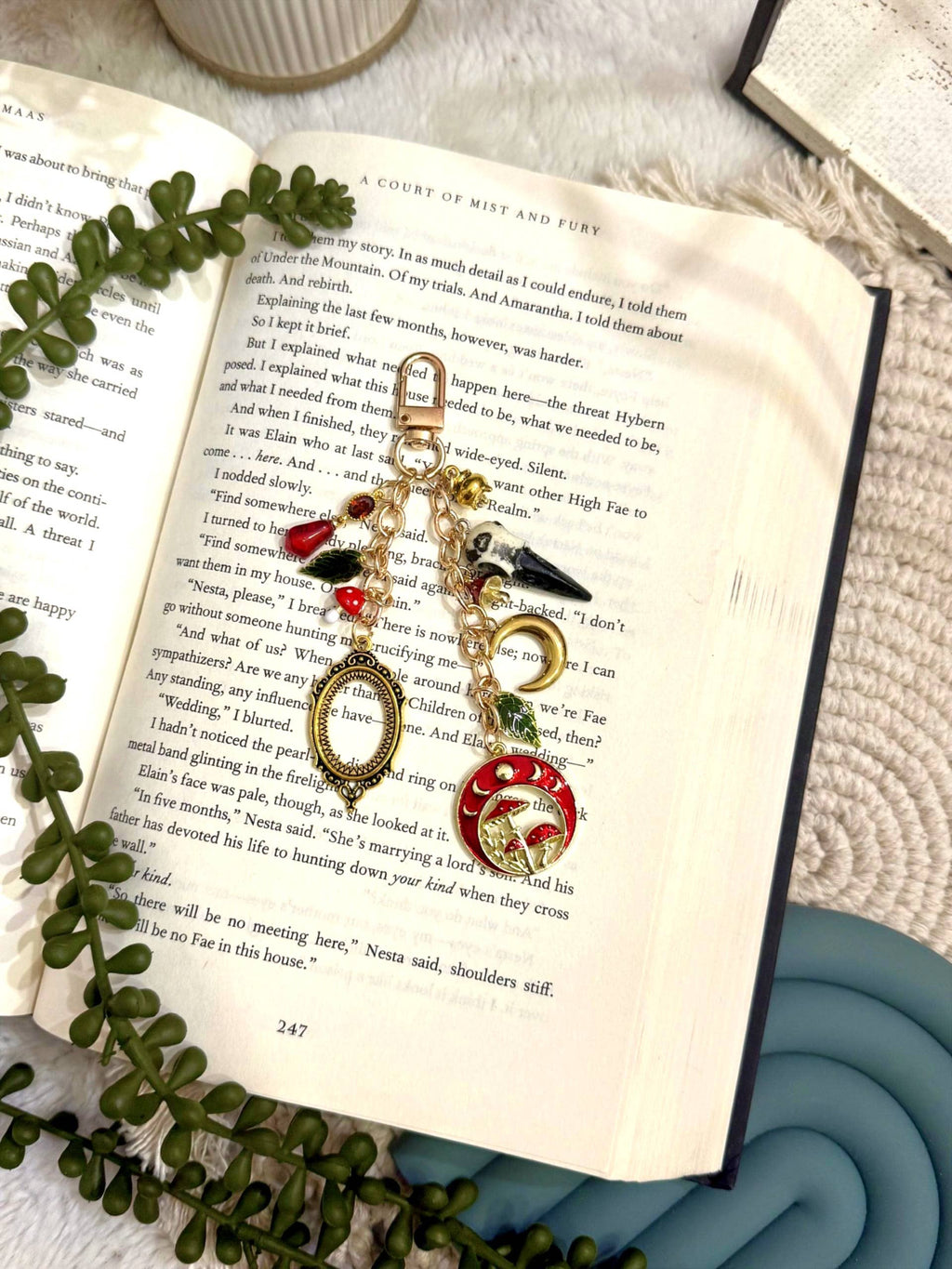 Mystic Skull Kindle Charm - Dark Romance Phone Charm