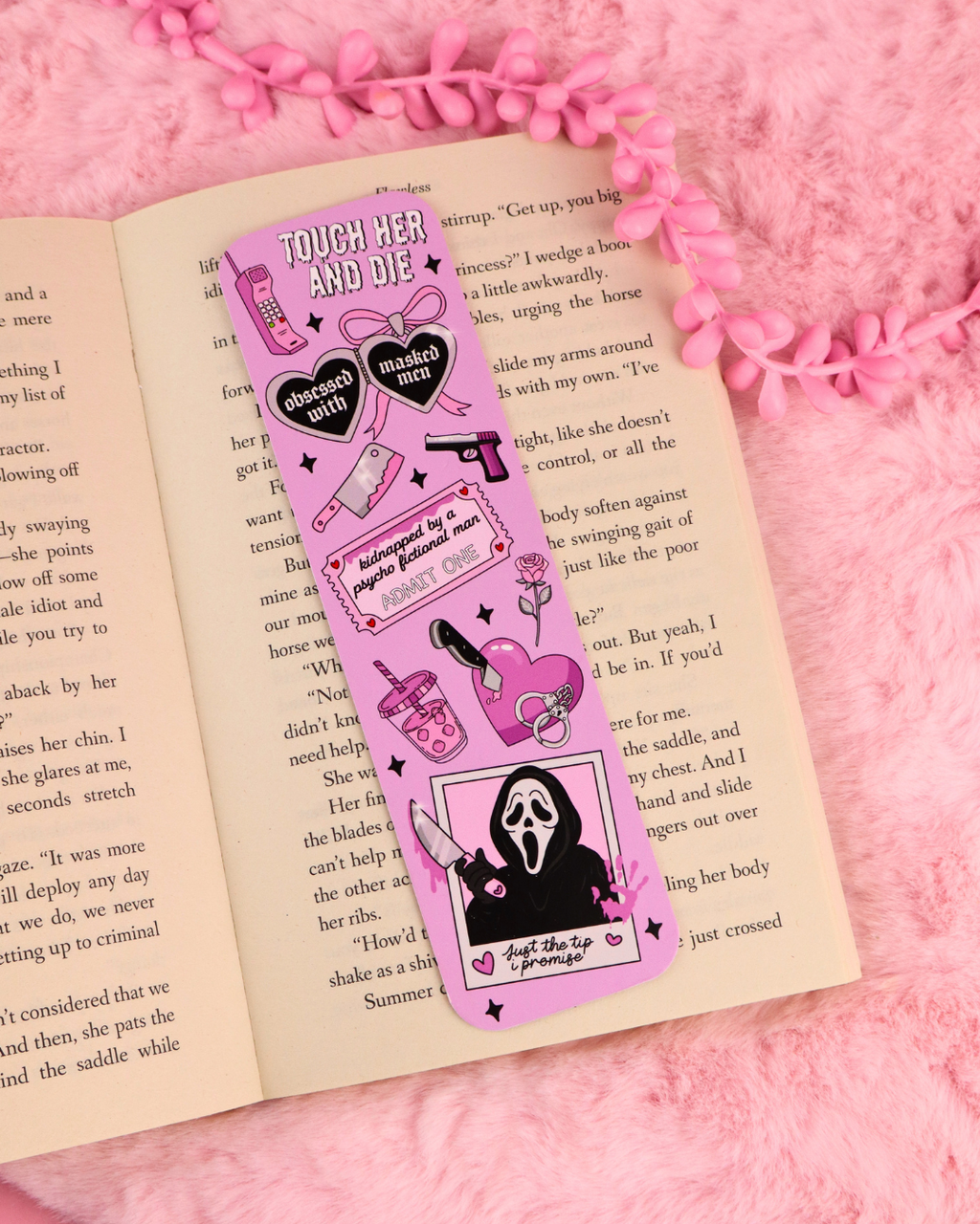 Spooky Boyfriend Bookmark for Dark Romance Readers