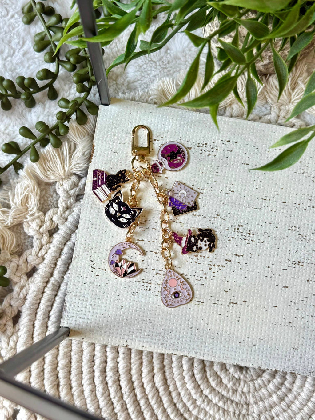 Witch Kindle Charm - Halloween Witch Phone Charm