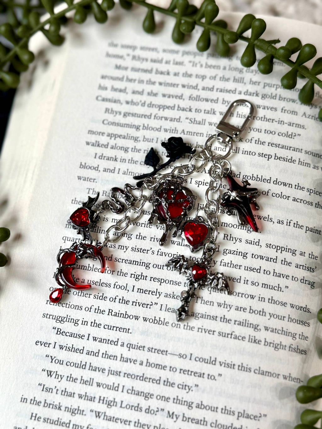 Dark Romance Kindle Charm - Dark Romance Phone Charm