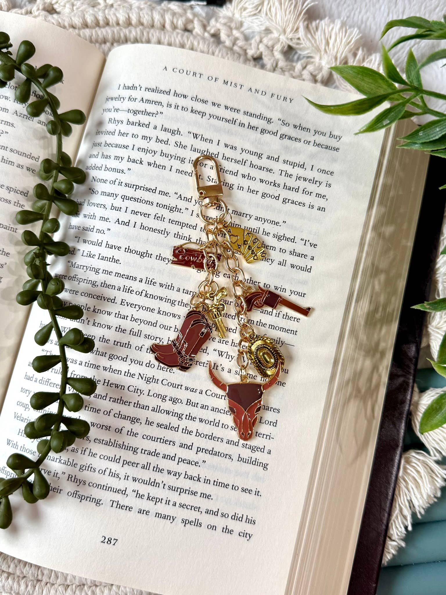 Western Cowboy Kindle Charm - Cowboy Phone Charm