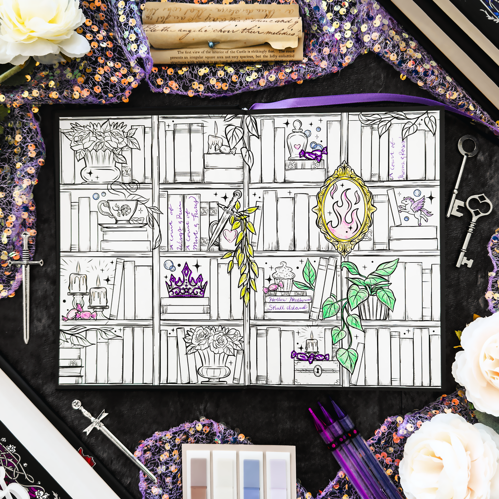 A Court of Thorns and Roses: House of Wind Library Reading Journal for Readers
